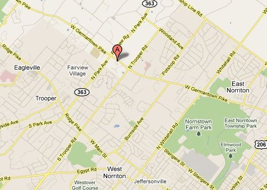 Collegeville Office Map